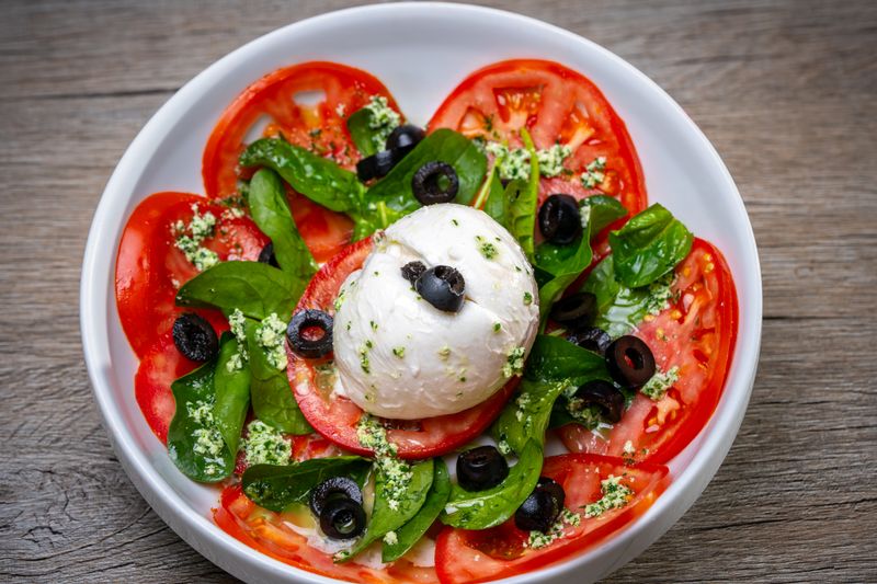 Fresh pizza ingredients used at Punch pizza — United States